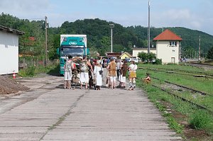 Letzte Vorbereitungen f&uuml;r den Festumzug