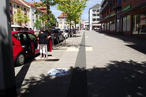 Parkbuchten in der Rautenstra&szlig;e - seit langem ein Problem
