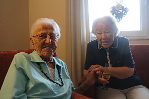 100 Jahre in Nordhausen - Emmi Tittmann's Geburtstag wurde heute ordentlich gefeiert