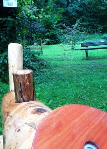 Auch im Regen schön: Der Ahornpark in Ilfeld