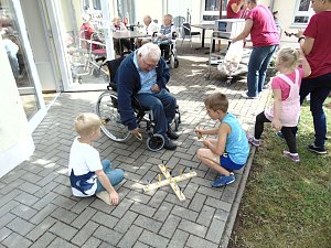 Im Juli war im Sonnenhof jede Menge los