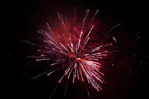 See in Flammen