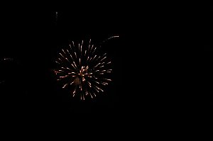 See in Flammen