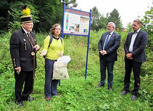 Infotafel an der Langen Wand