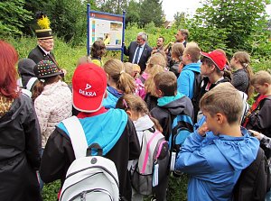 Infotafel an der Langen Wand