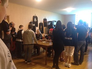Privat-Party mit Haudegen