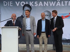 AfD-Wahlkampf in Sondershausen