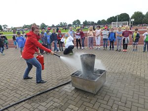 Schulanfangsaktionstag auf dem Hohekreuz-Sportplatz