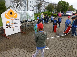 Schulanfangsaktionstag auf dem Hohekreuz-Sportplatz