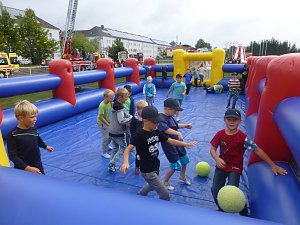 Schulanfangsaktionstag auf dem Hohekreuz-Sportplatz