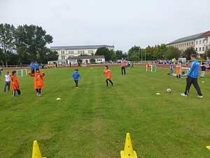 Schulanfangsaktionstag auf dem Hohekreuz-Sportplatz