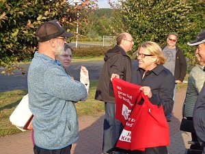 Mit Jutta Krauth auf Ost-Tour