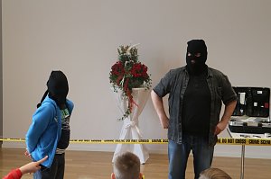 Spurensicherung in der Stadtbibliothek