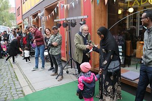 Essen der Kulturen in der Kurzen Meile
