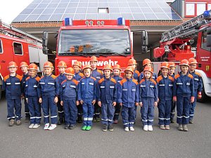 am Wochenende stellten sich Mitglieder verschiedener Jugendfeuerwehren der Pr&uuml;fung des  Leistungsabzeichens der Th&uuml;ringer Jugendfeuerwehr f&uuml;r die Altersklasse 6-9 Jahre in Silber