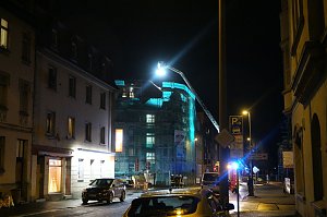Dachstuhlbrand Cohn-Stra&szlig;e/Kunze-Stra&szlig;e