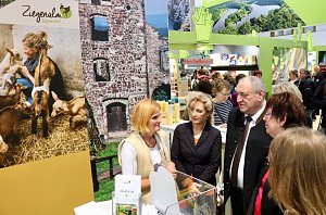 Erste Besucher in der Th&uuml;ringer Halle