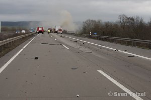 Schwerer Unfall mit get&ouml;teter Person