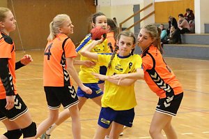 Vom weiblichen Handballnachwuchs des Nordh&auml;user SV