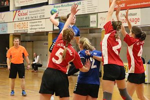 Vom weiblichen Handballnachwuchs des Nordh&auml;user SV