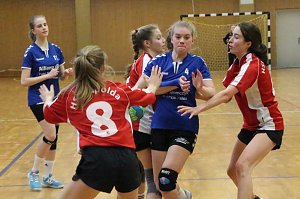 Vom weiblichen Handballnachwuchs des Nordh&auml;user SV