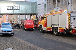 Einsatz im Herkules-Markt