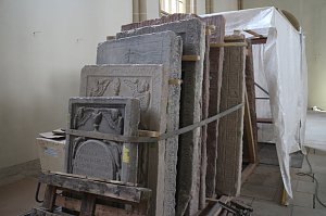Sanierungsarbeiten im Dom zum Heiligen Kreuz