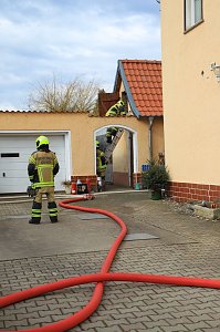 Feuerwehreinsatz in Bielen