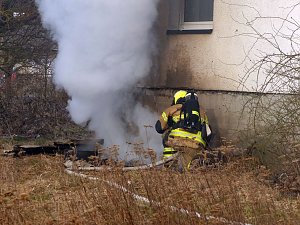 Brand in leerstehendem Wohnhaus