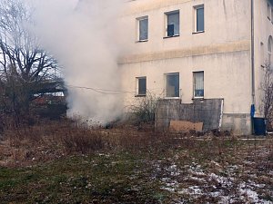 Brand in leerstehendem Wohnhaus