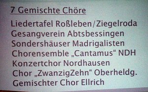 Probleme im Chorwesen mit Staatssekret&auml;rin diskutiert