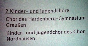 Probleme im Chorwesen mit Staatssekret&auml;rin diskutiert