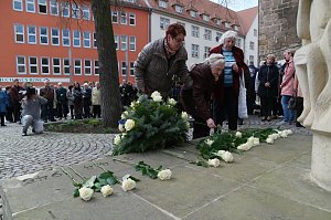 An den 73. Jahrestag der Bombardierung Nordhausens gedacht