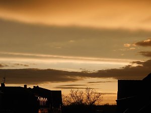 Abendhimmel nach dem Gewitter