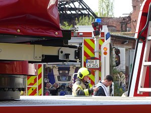 Brand auf Gaswerk-Gel&auml;nde