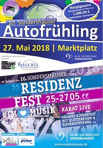 16. Sondershäuser Residenzfest und 10. Sondershäuser Autofrühling