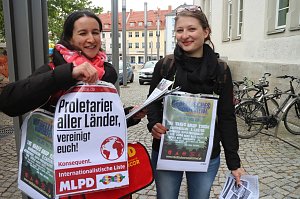 1. Mai auf dem Nordh&auml;user Rathausplatz