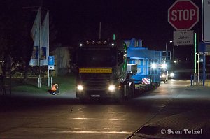 Erster Transport war unterwegs