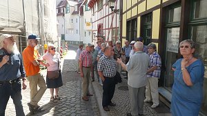 Herzsportgruppe auf Entdeckertour in Nordhausen
