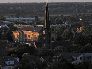 Peter Blei unterwegs in Bitterfeld