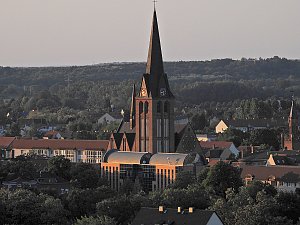 Peter Blei unterwegs in Bitterfeld