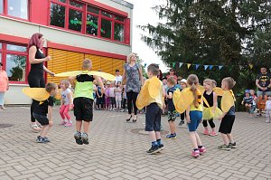 Die Kinder hatten ein kleines Programm einstudiert.
