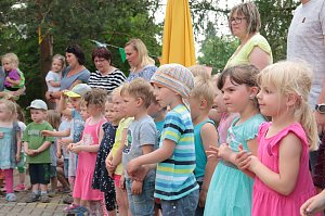 Die Kinder hatten ein kleines Programm einstudiert.