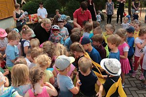 Die Kinder hatten ein kleines Programm einstudiert.