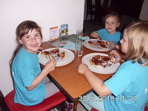 Kindertag in der Pizzeria