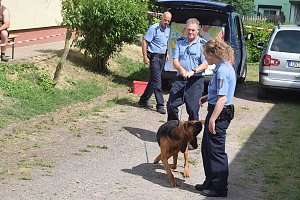 Die Polizei kam zu Besuch nach Auleben