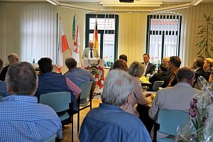 Verabschiedung von Ellrichs B&uuml;rgermeister Matthias Ehrhold. 