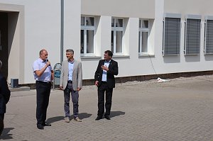 Auf die frische Fassade soll auch die Sanierung der Innenr&auml;ume des Friedrich-Schiller-Gymnasiums folgen