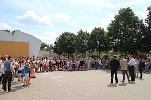 Auf die frische Fassade soll auch die Sanierung der Innenr&auml;ume des Friedrich-Schiller-Gymnasiums folgen