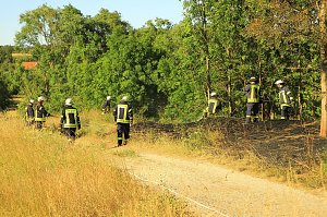 Böschungsbrand in Kleinfurra